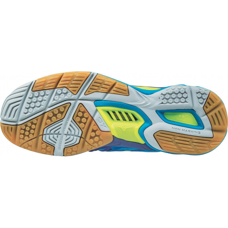 Mizuno Wave Stealth 4 Bleu Jaune
