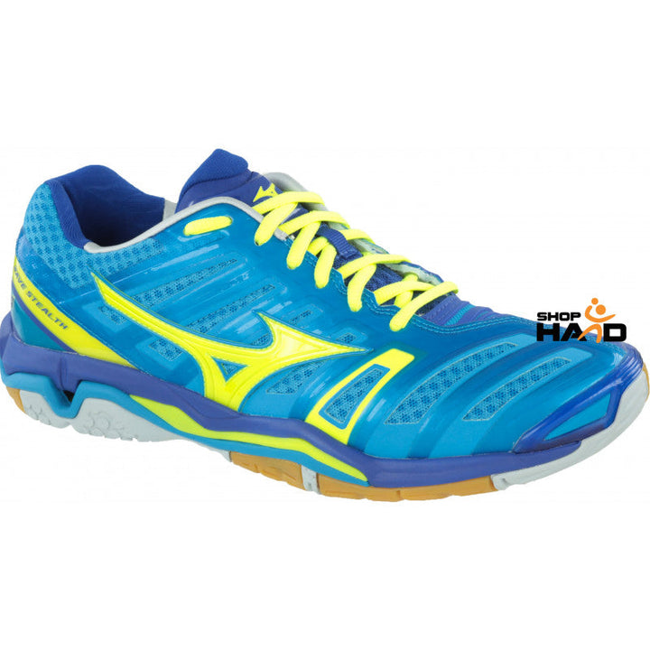 Mizuno Wave Stealth 4 Bleu Jaune