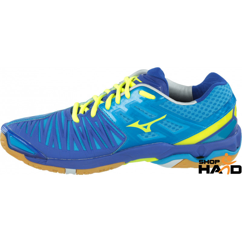 Mizuno Wave Stealth 4 Bleu Jaune
