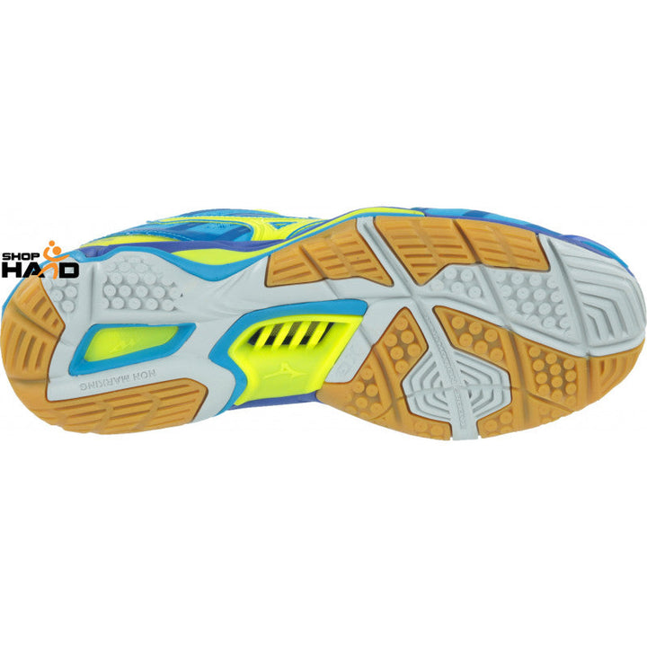 Mizuno Wave Stealth 4 Bleu Jaune