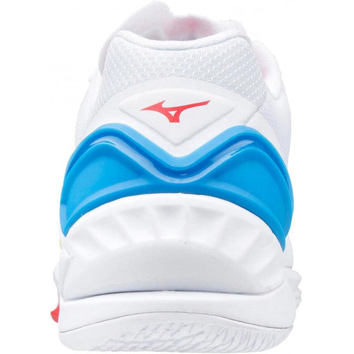Mizuno Wave Stealth Neo Blanc Bleu Jaune Rouge