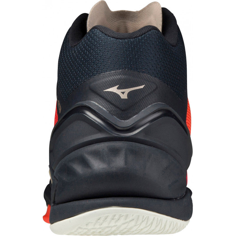 Mizuno Wave Stealth Neo Mid Noir Rouge Or