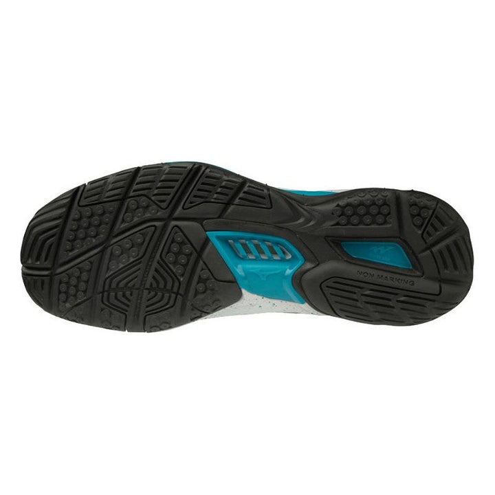 Mizuno Wave Stealth V Blanc Bleu