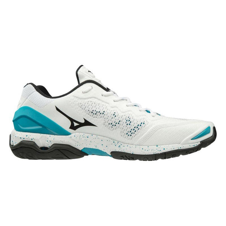 Mizuno Wave Stealth V Blanc Bleu