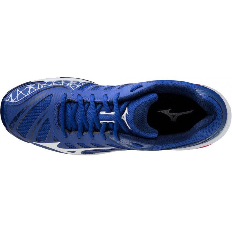 Mizuno Wave Voltage Bleu Blanc Rose