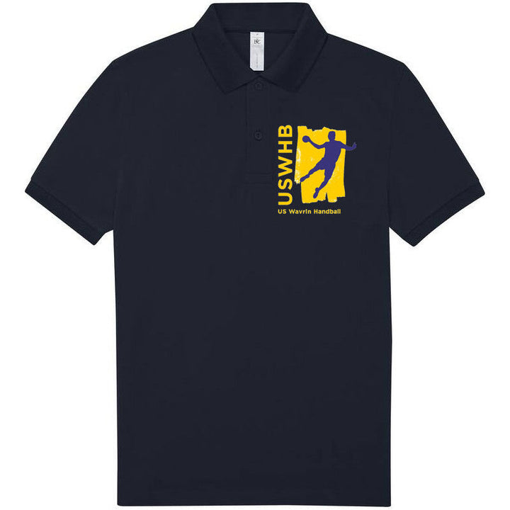 Polo US Wavrin Handball marine