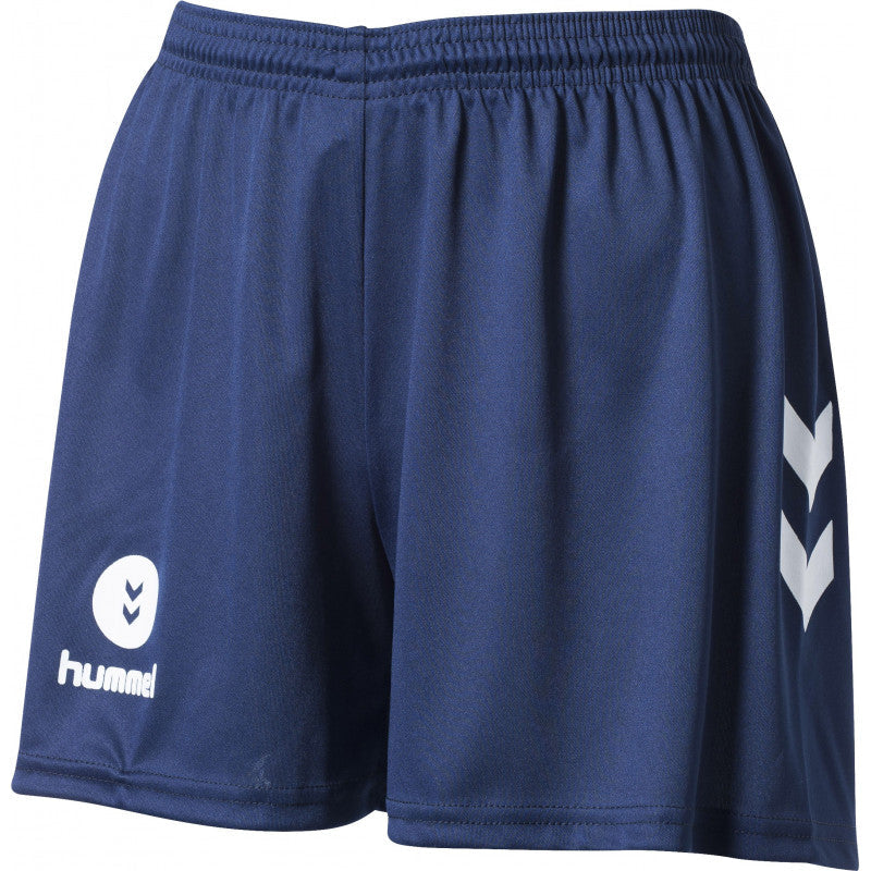 Short Femme Hummel Campaign bleu blanc