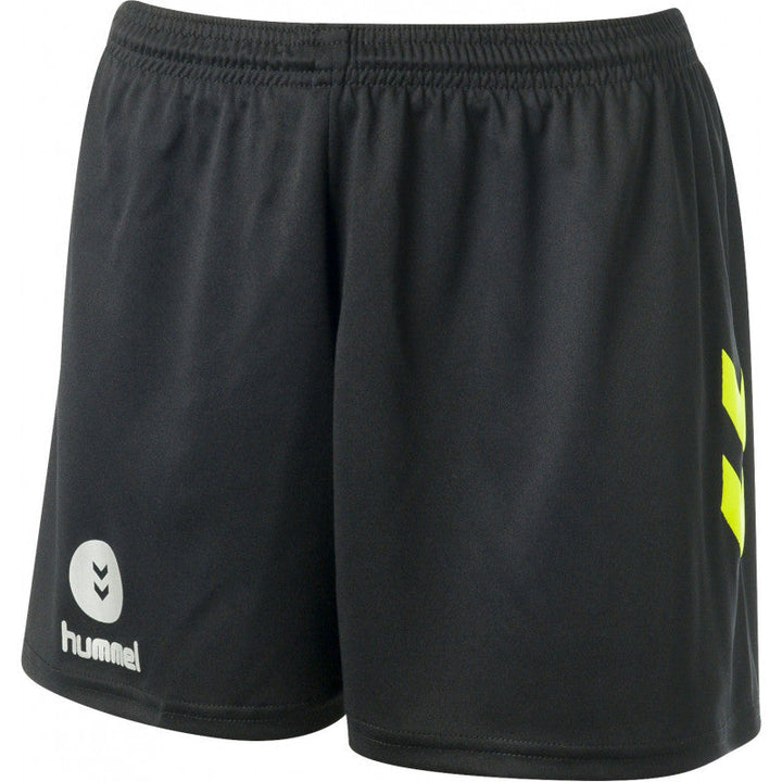 Short Hummel Trophy 2018 Femme Noir Jaune