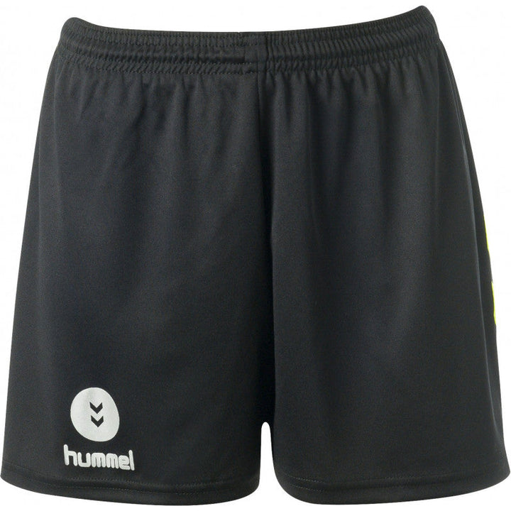 Short Hummel Trophy 2018 Femme Noir Jaune
