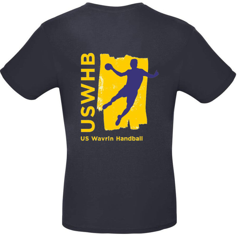 T shirt US Wavrin Handball gris