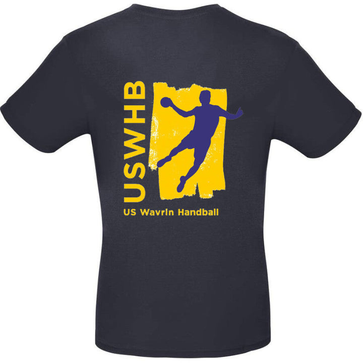 T shirt US Wavrin Handball gris