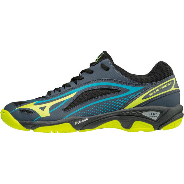 Wave Ghost Mizuno Gris Jaune Bleu