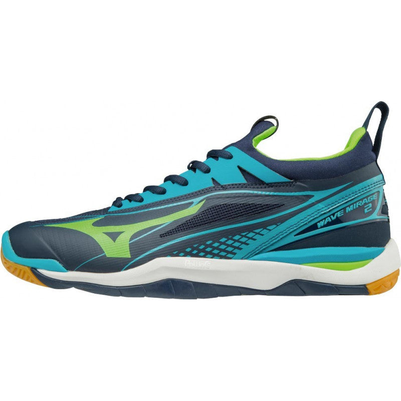 Wave Mirage 2 Mizuno Bleu Vert