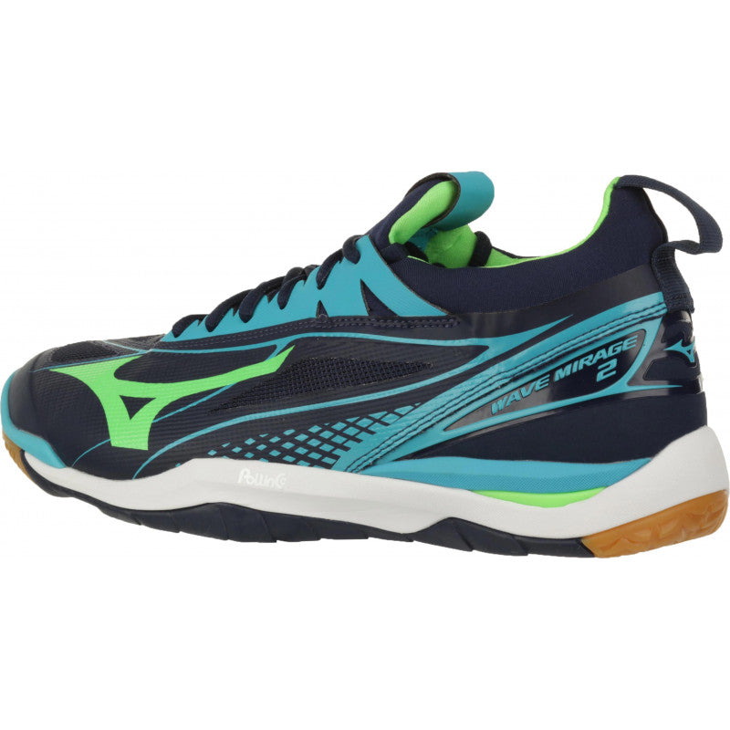 Wave Mirage 2 Mizuno Bleu Vert
