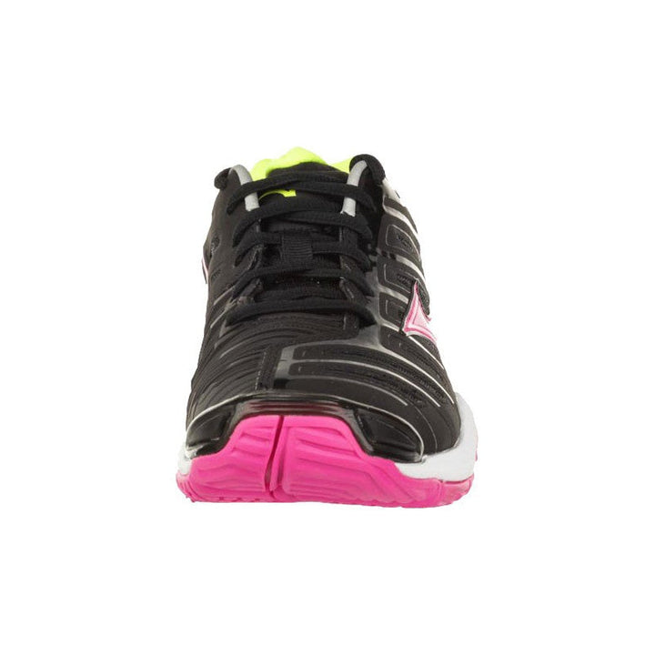 Wave Stealth 4 Mizuno Femme Noir Rose Jaune