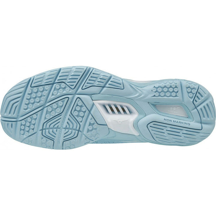 Wave Stealth 5 Mizuno Bleu Blanc Femme