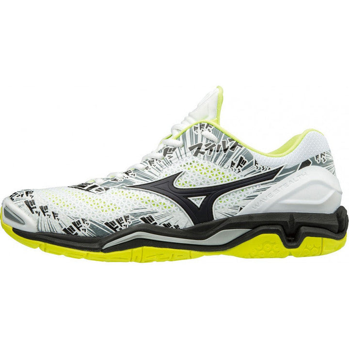Wave Stealth V Mizuno Blanc Jaune