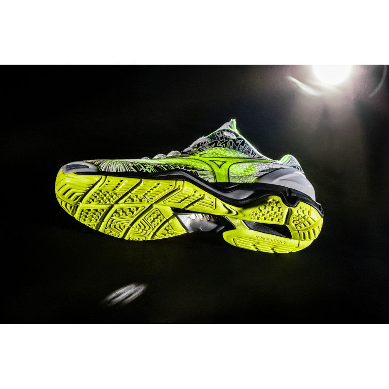 Wave Stealth V Mizuno Blanc Jaune