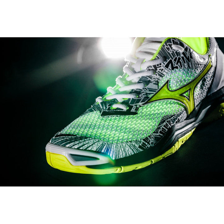 Wave Stealth V Mizuno Blanc Jaune