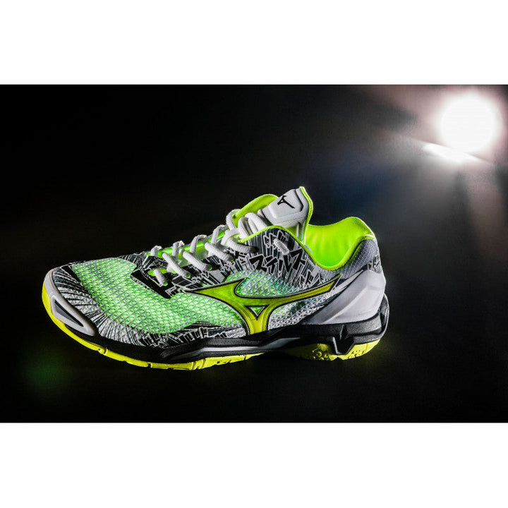 Wave Stealth V Mizuno Blanc Jaune