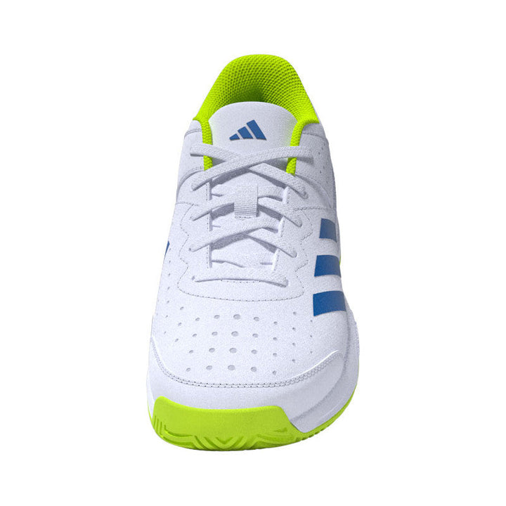 adidas court stabil enfant blanc bleu jaune