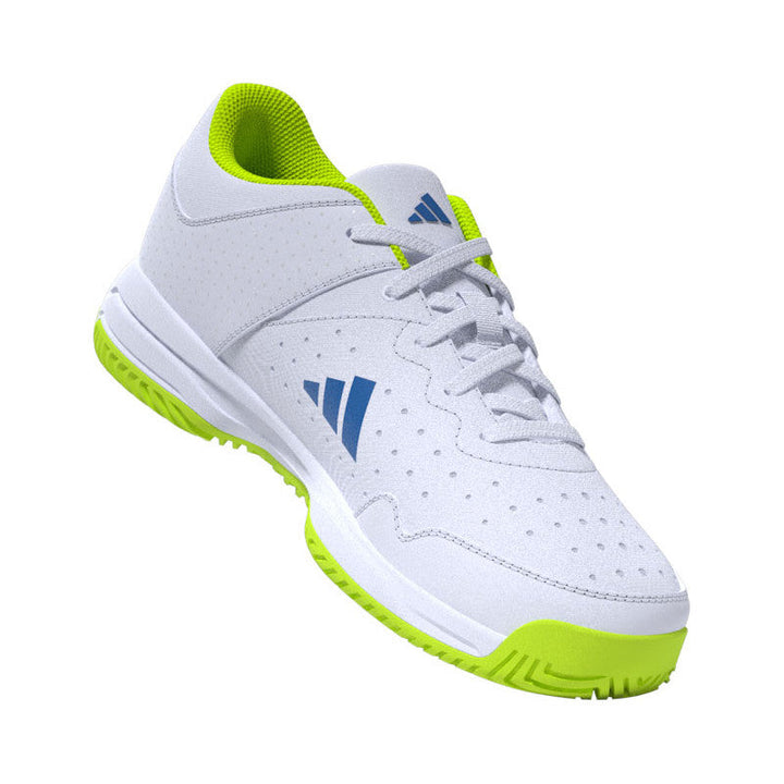 adidas court stabil enfant blanc bleu jaune