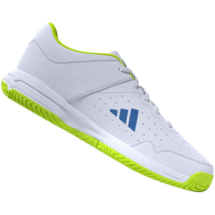 adidas court stabil enfant blanc bleu jaune