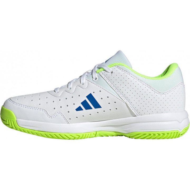adidas court stabil enfant blanc bleu jaune