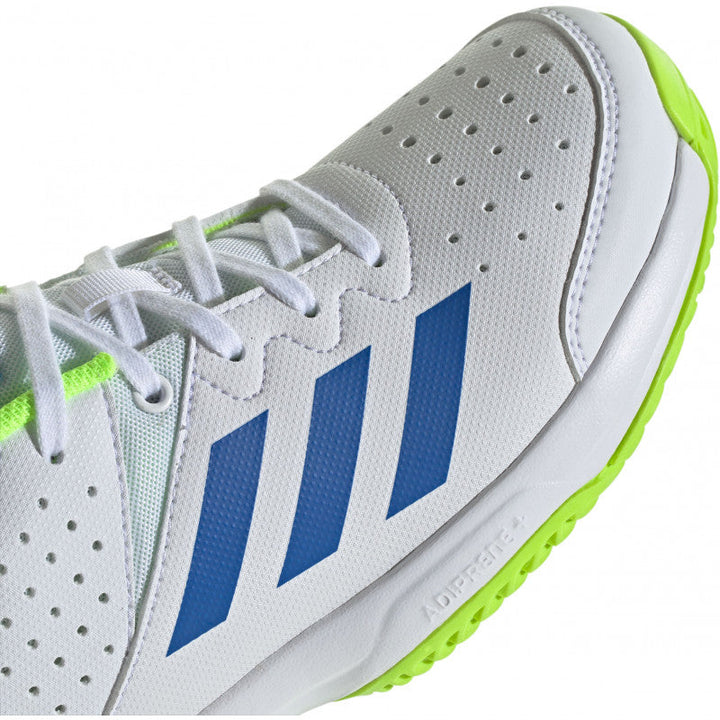 adidas court stabil enfant blanc bleu jaune