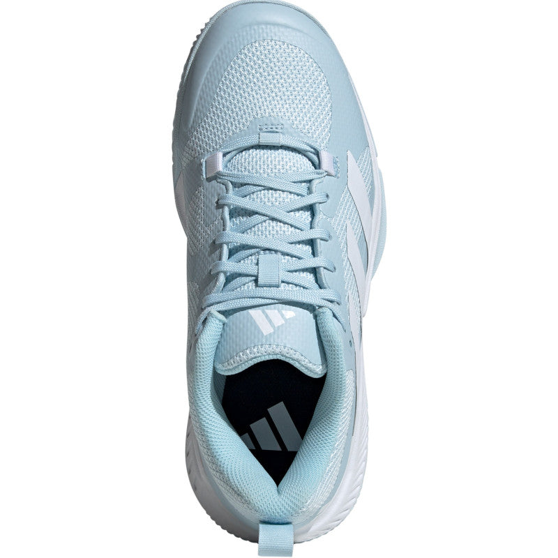 adidas court team bounce 2 femme bleu ciel blanc