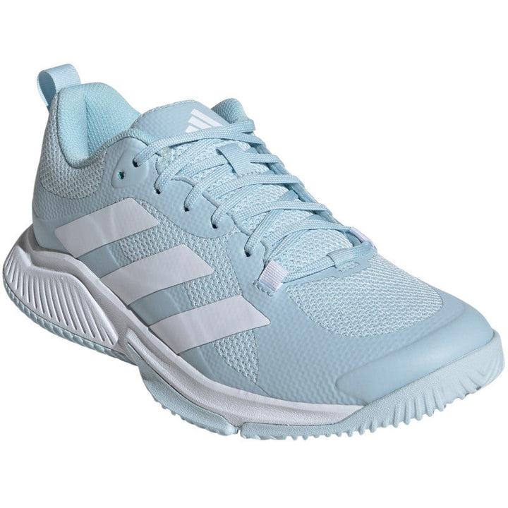 adidas court team bounce 2 femme bleu ciel blanc