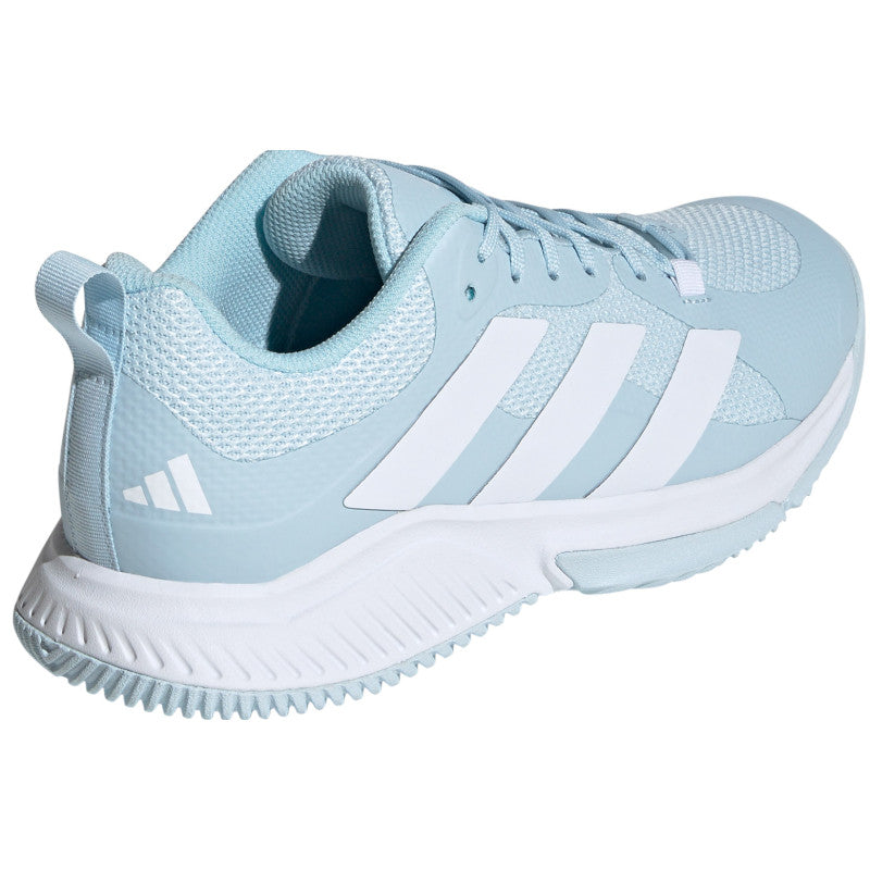 adidas court team bounce 2 femme bleu ciel blanc