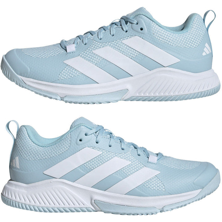 adidas court team bounce 2 femme bleu ciel blanc