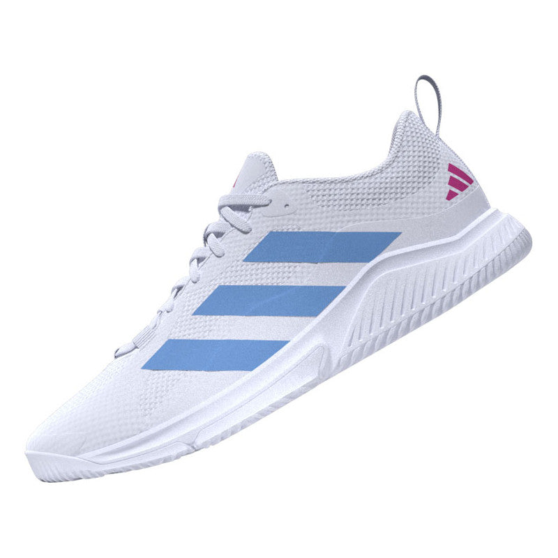 adidas court team bounce femme blanc bleu rose