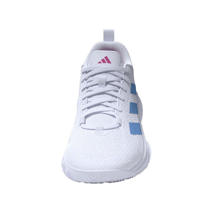 adidas court team bounce femme blanc bleu rose