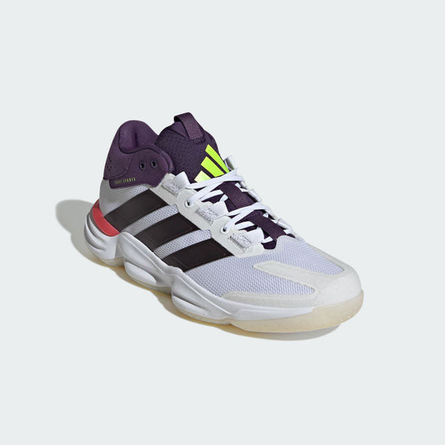 adidas courtstabil blanc marron rouge