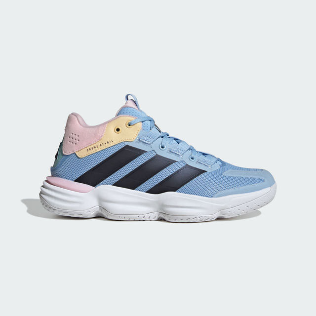 adidas courtstabil bleu noir rose blanc