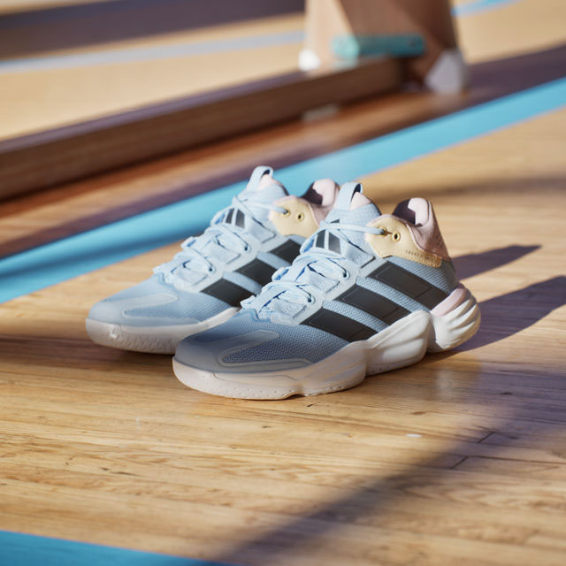 adidas courtstabil bleu noir rose blanc