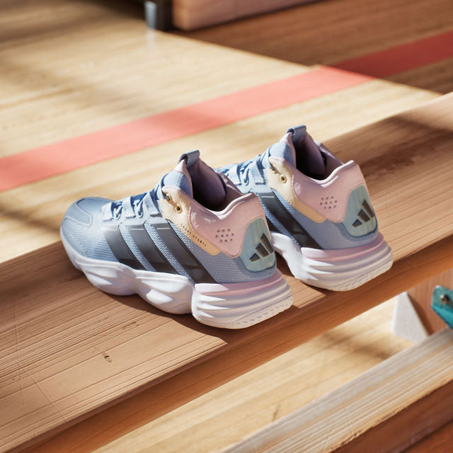 adidas courtstabil bleu noir rose blanc
