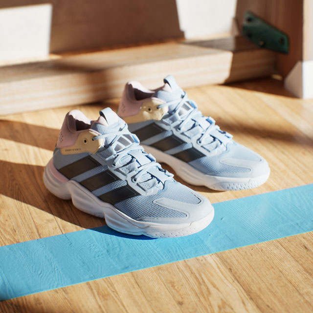 adidas courtstabil bleu noir rose blanc