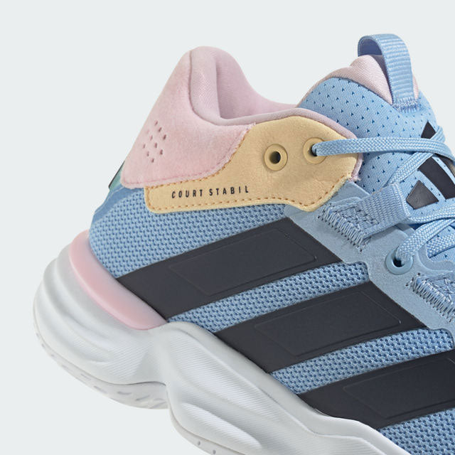 adidas courtstabil bleu noir rose blanc