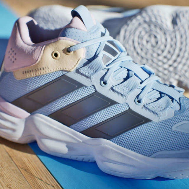 adidas courtstabil bleu noir rose blanc