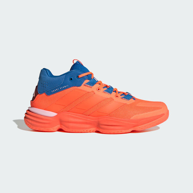 adidas courtstabil orange bleu blanc