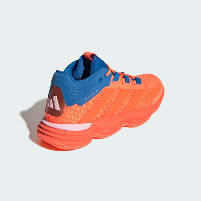 adidas courtstabil orange bleu blanc