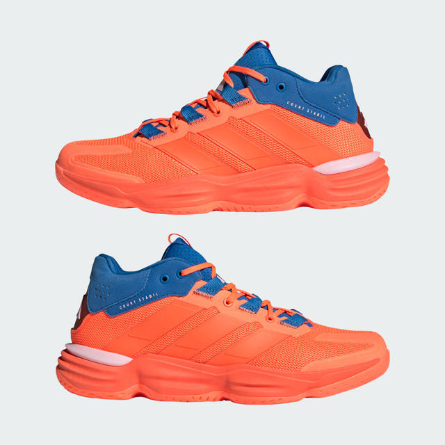 adidas courtstabil orange bleu blanc