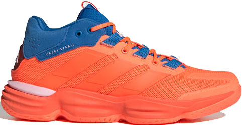 adidas courtstabil orange bleu blanc