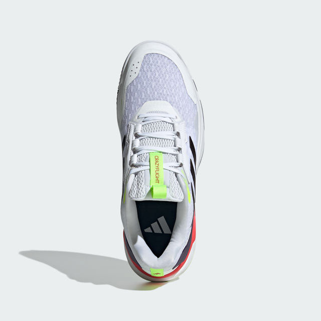 adidas crazyflight 6 blanc marron rouge vert