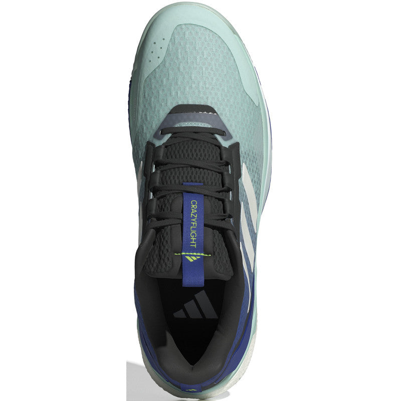 adidas crazyflight 5 bleu vert blanc noir