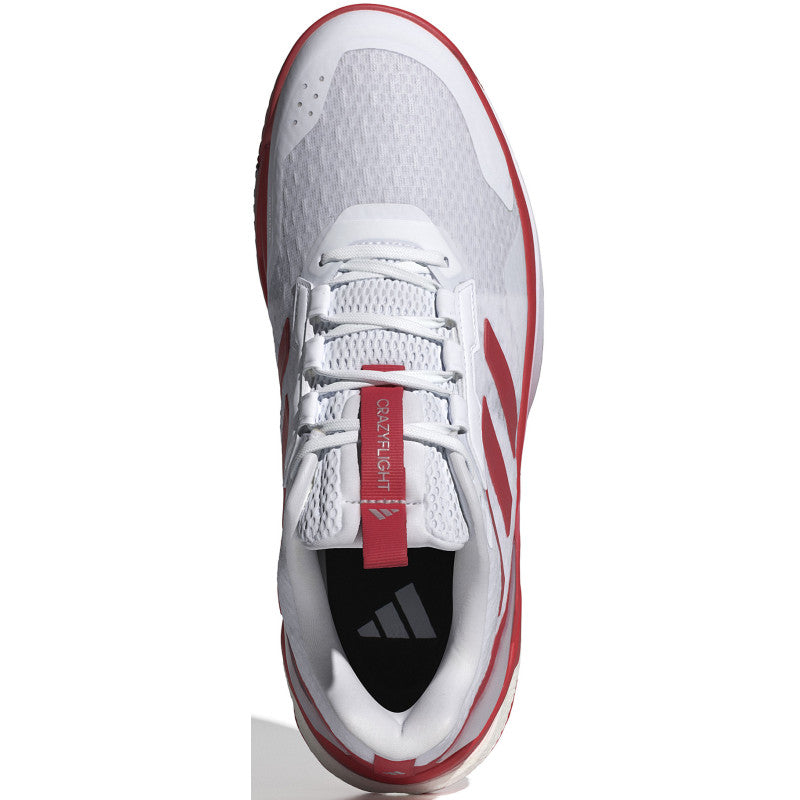 adidas crazyflight 5 femme blanc rouge gris