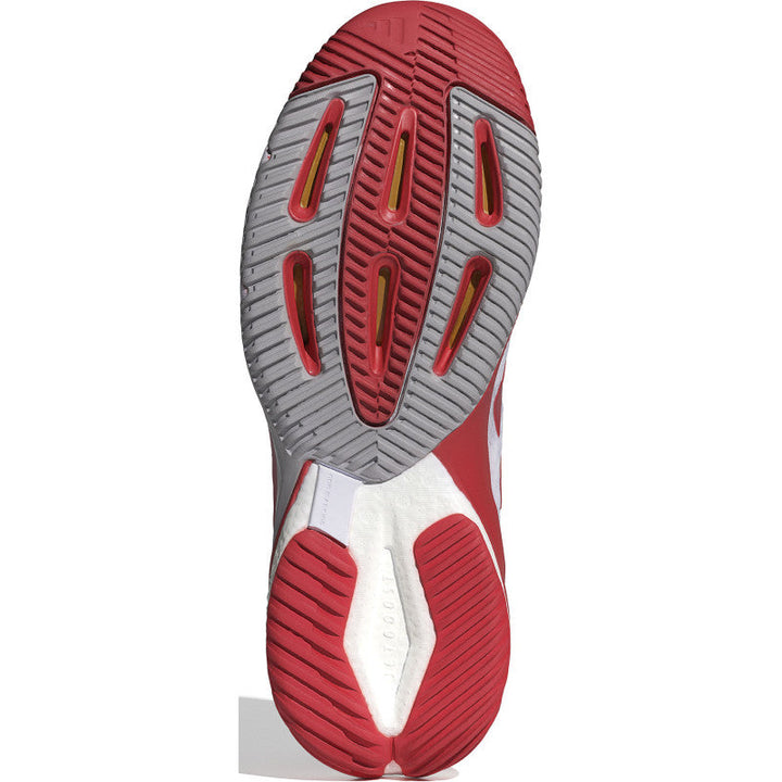 adidas crazyflight 5 femme blanc rouge gris